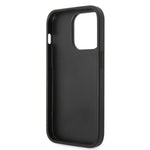 Ferrari PU Leather Perforated & Line Hard Case for iPhone 14 Pro Max