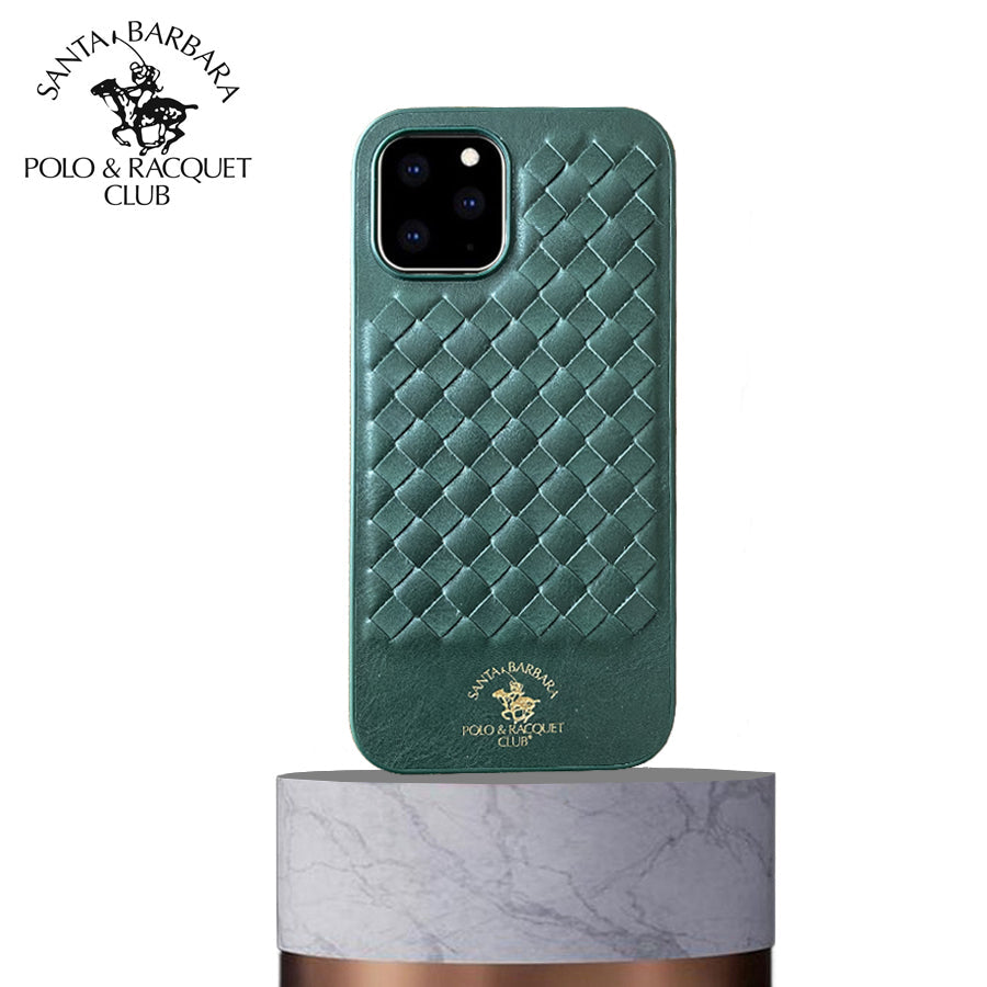 iPhone 12 Ravel Series Genuine Santa Barbara Leather Case