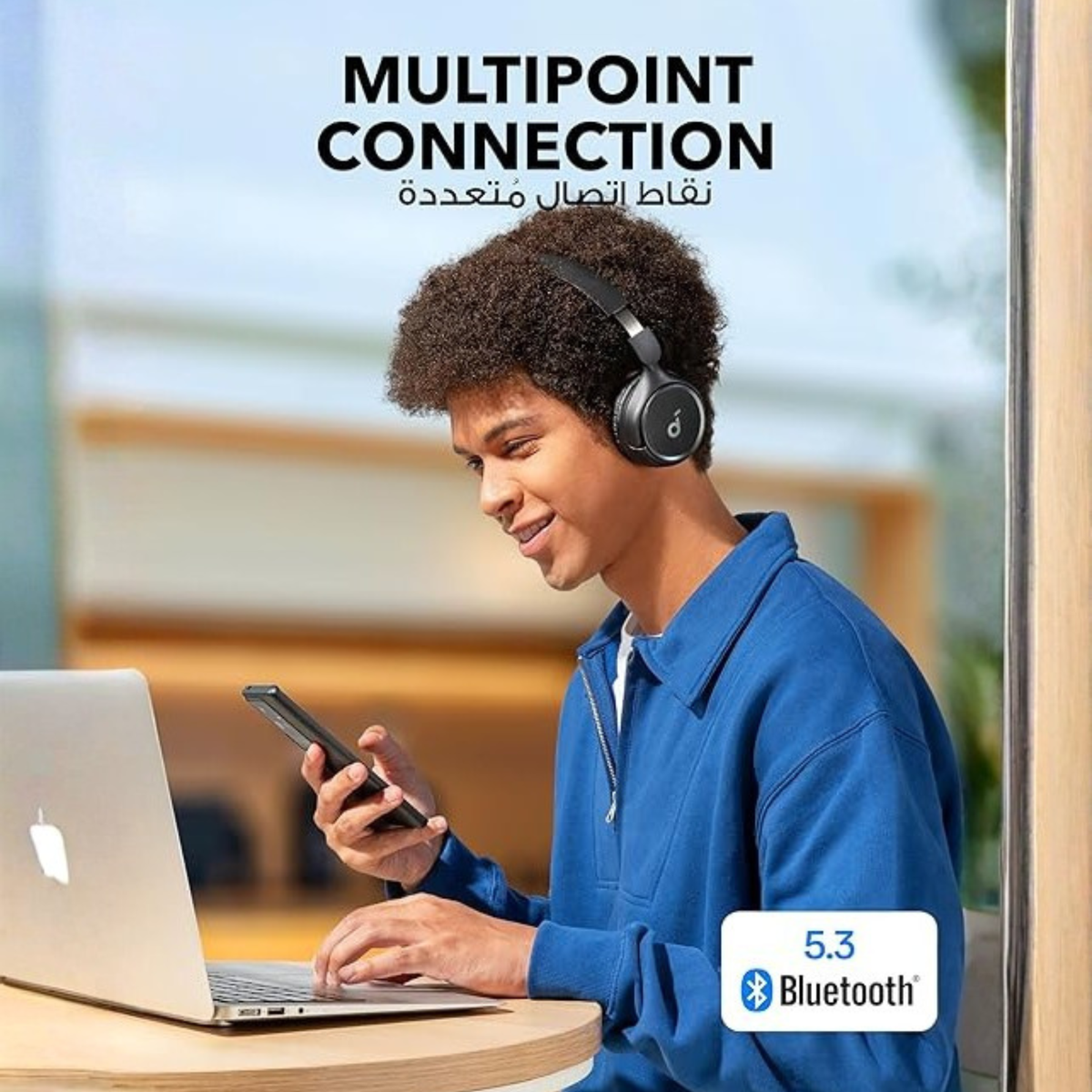 Soundcore H30i Wireless Bluetooth Headphones – 70 Hours Playtime | Fast Charging | Deep Bass