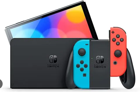 Nintendo Switch OLED Neon Red & Blue Joy-Con