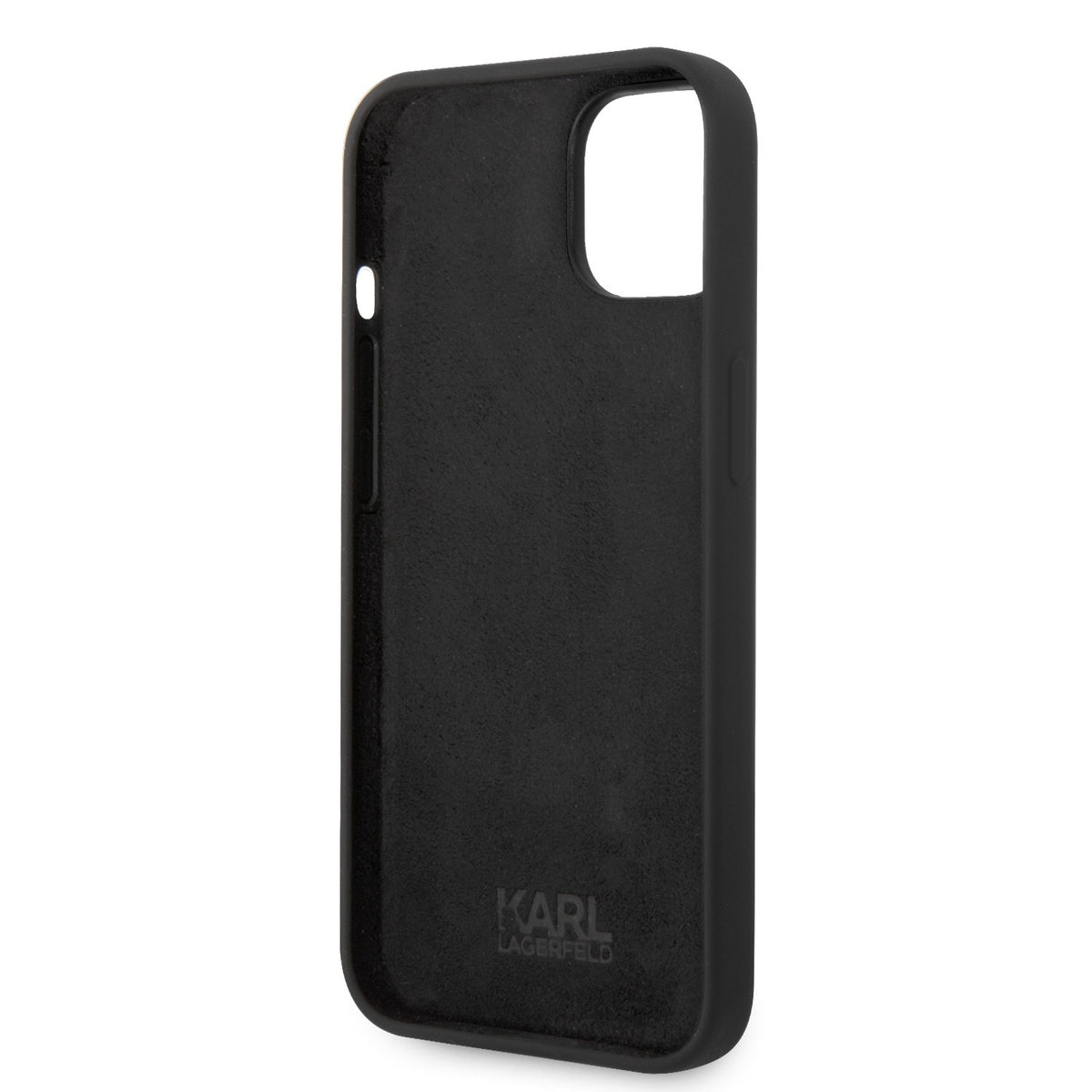 Apple iPhone 14 and 14 Plus silicon cases in Black & Silver colors