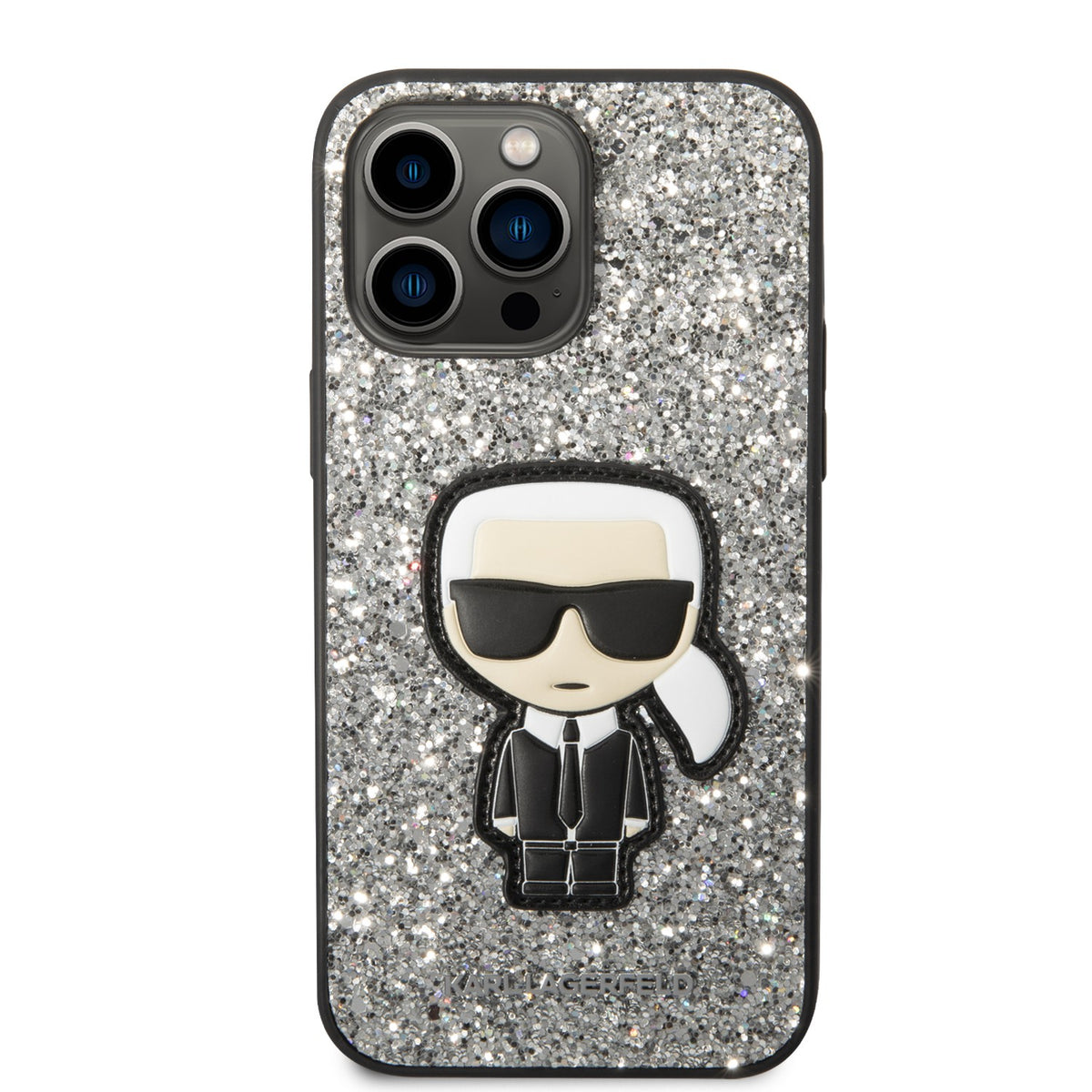 Apple iPhone 14 Pro & 14 Pro Max Karl Lagerfeld Glitter Flakes Case 