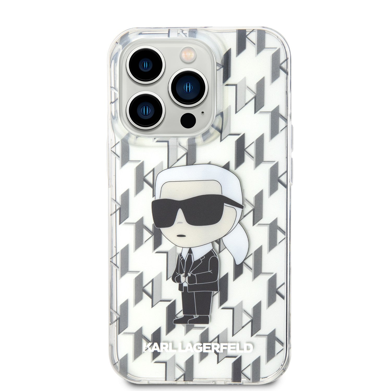 Apple iPhone 15 Pro & 15 Pro Max Karl Lagerfeld IML IKonIK Monogram Ha ...