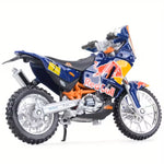 Bburago 1:18 KTM 450 Rally Dakar Red Bull Diecast Motorcycle Model Toy
