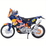 Bburago 1:18 KTM 450 Rally Dakar Red Bull Diecast Motorcycle Model Toy