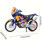 Bburago 1:18 KTM 450 Rally Dakar Red Bull Diecast Motorcycle Model Toy