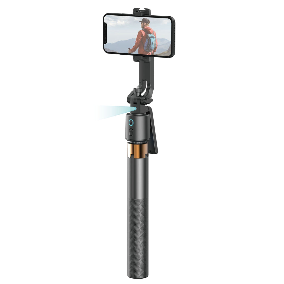 Levore LST10 AI Auto Face Tracking Smart Follow Selfie Stick Tripod with Bluetooth Remote 1.8M