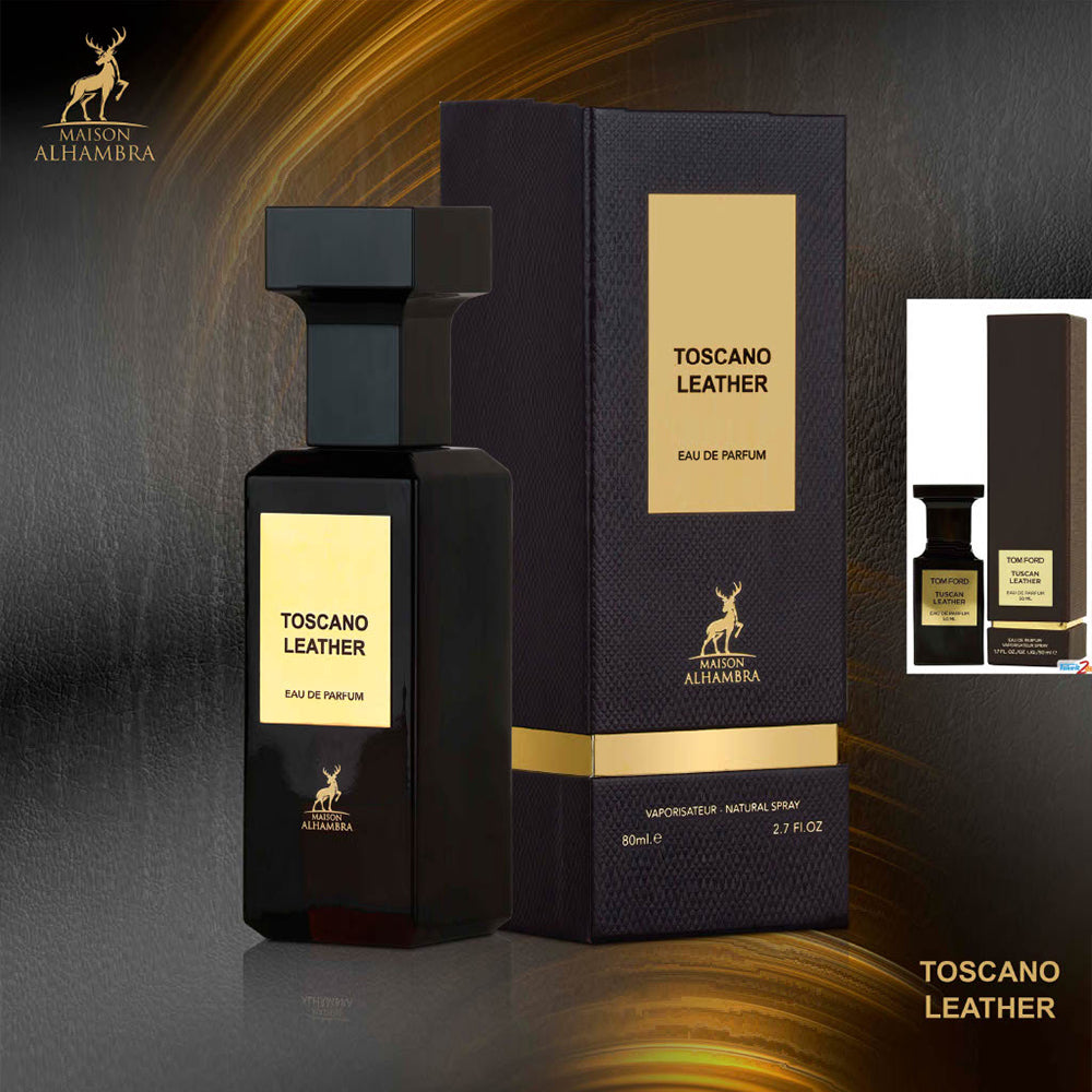 Toscano Leather Unisex Perfume EDP 80ml Maison Alhambra