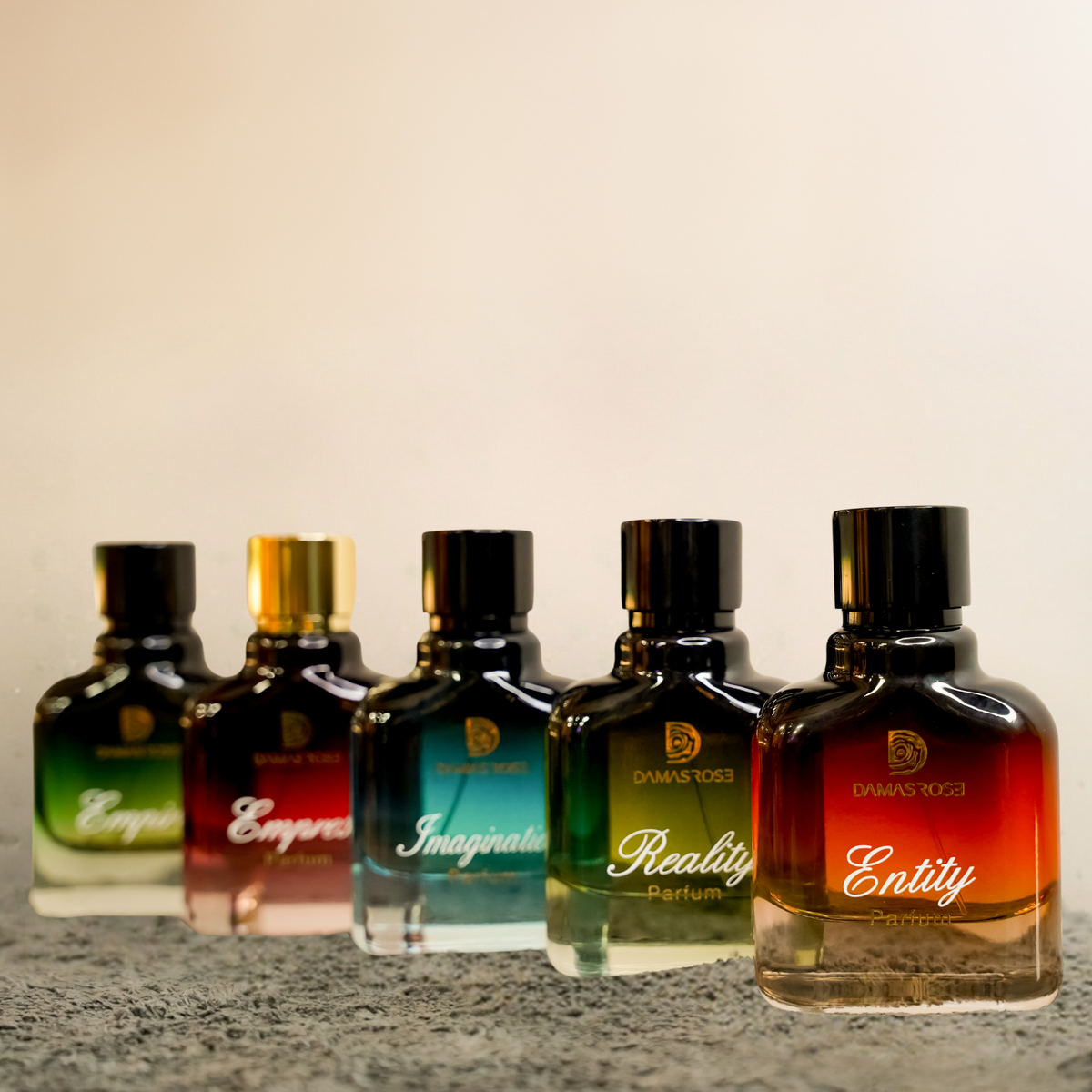 Damas Quintessence Collection - A Curated Ensemble of 5 Unisex Perfumes for Every Occasion