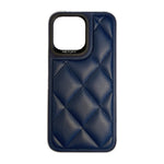 Apple iPhone 15 Pro & 15 Pro Max Premium Nylon Puffy Case in Black, Brown, Blue and Purple Colors