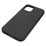 Apple iPhone 15 and 15 Pro Max Glitter Flakes Case in Black Color