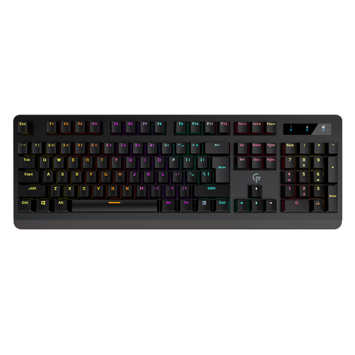 Porodo Gaming Full-Size Mechanical Keyboard With Rainbow Lighting