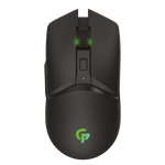 Porodo Gaming 7D Wireless RGB Mouse 10000 DPI with Built-In Rechargable Battery 600mAh - Black [ PDX313-BK ]