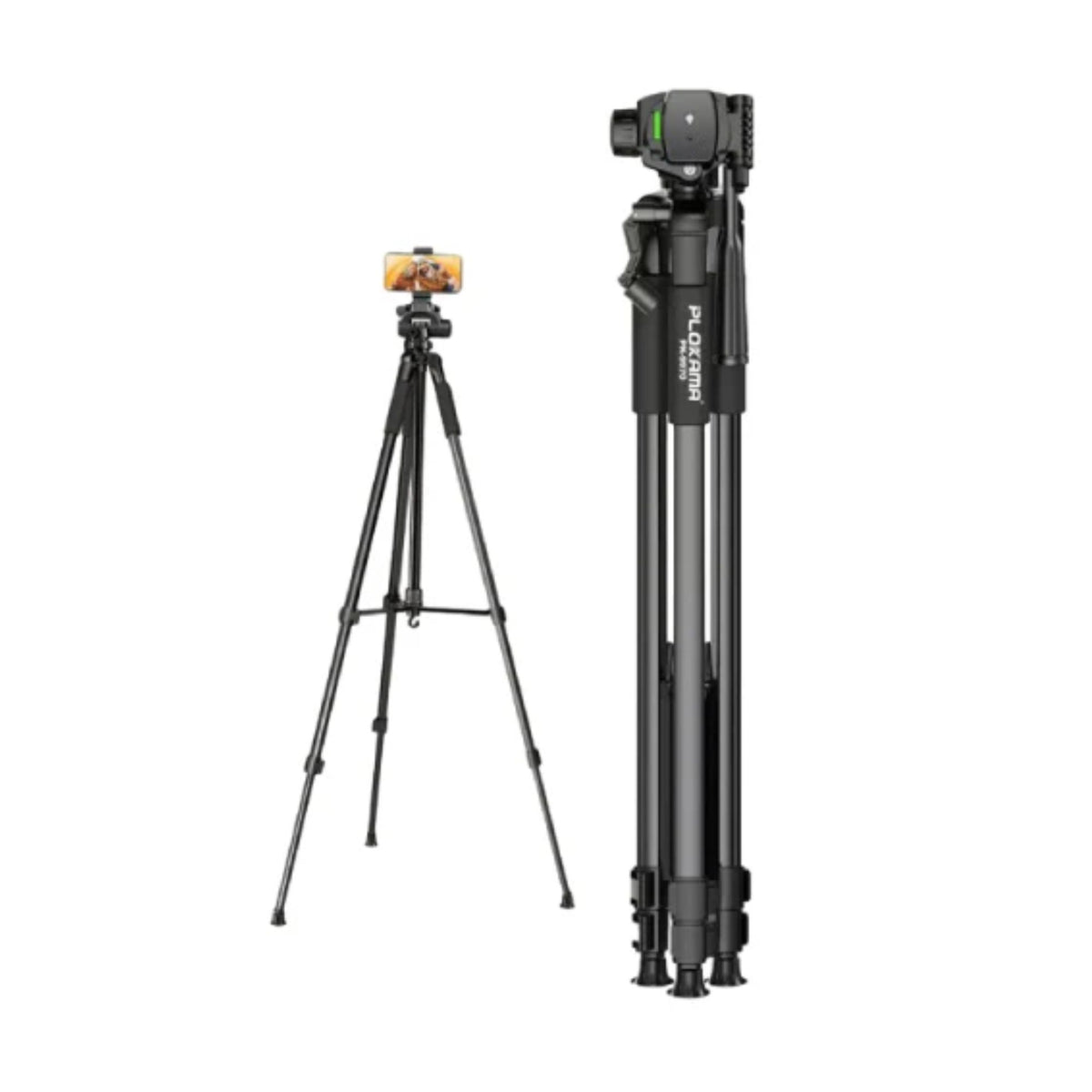 Plokama PK-9950 Camera & Mobile Tripod 150cm with Remote Control | 360° Adjustable Professional Stand