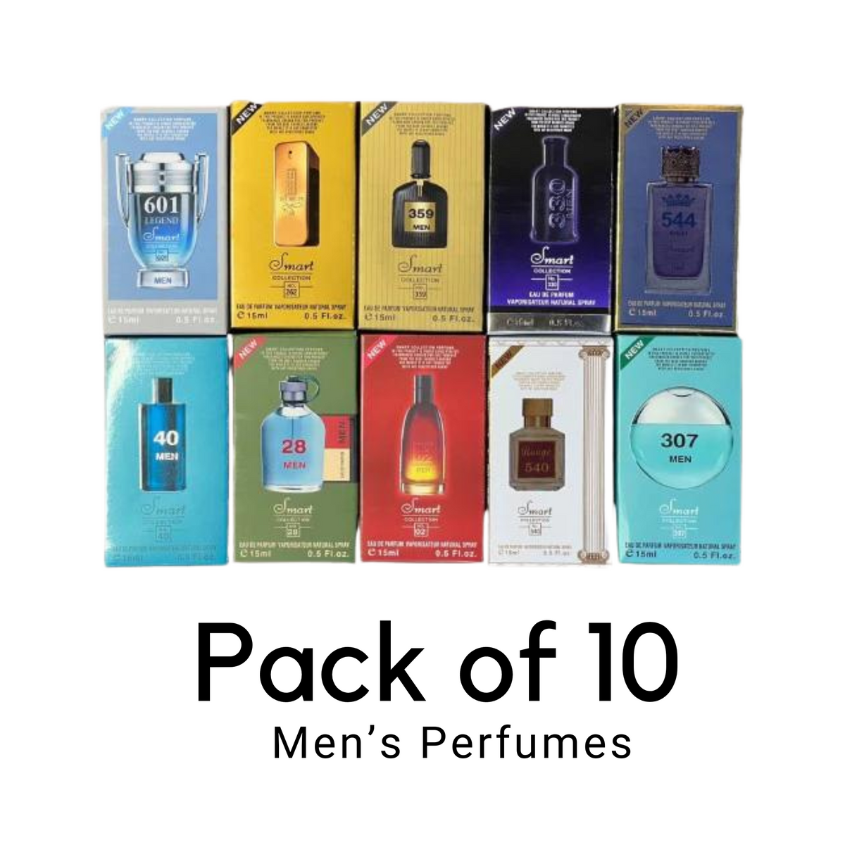 Men Special Combo Offer 25ML Perfume Bottles 10pieces Sets