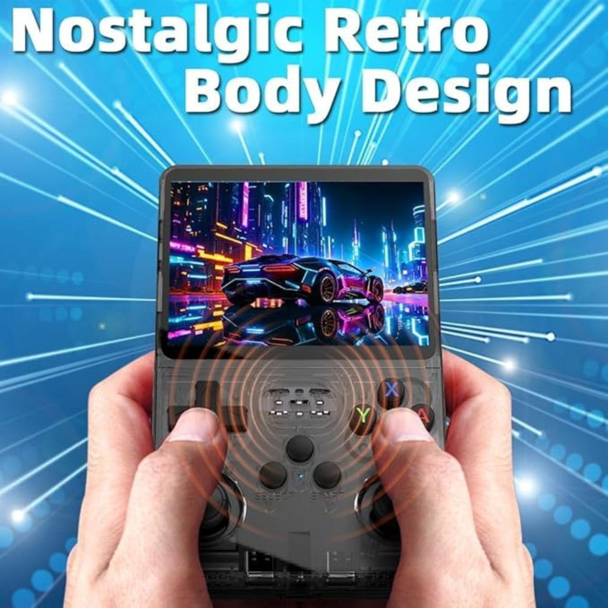 R36S Retro Handheld Game Console 128GB & 64GB Portable Linux Gaming Device with Dual Joysticks