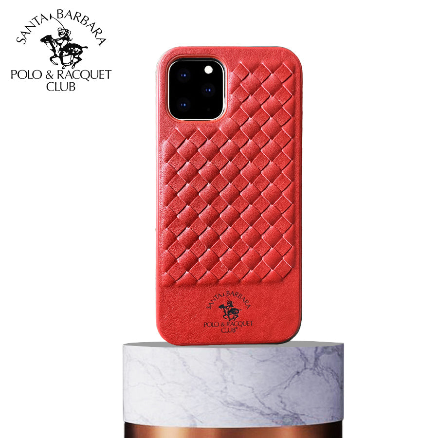 iPhone 12 Ravel Series Genuine Santa Barbara Leather Case