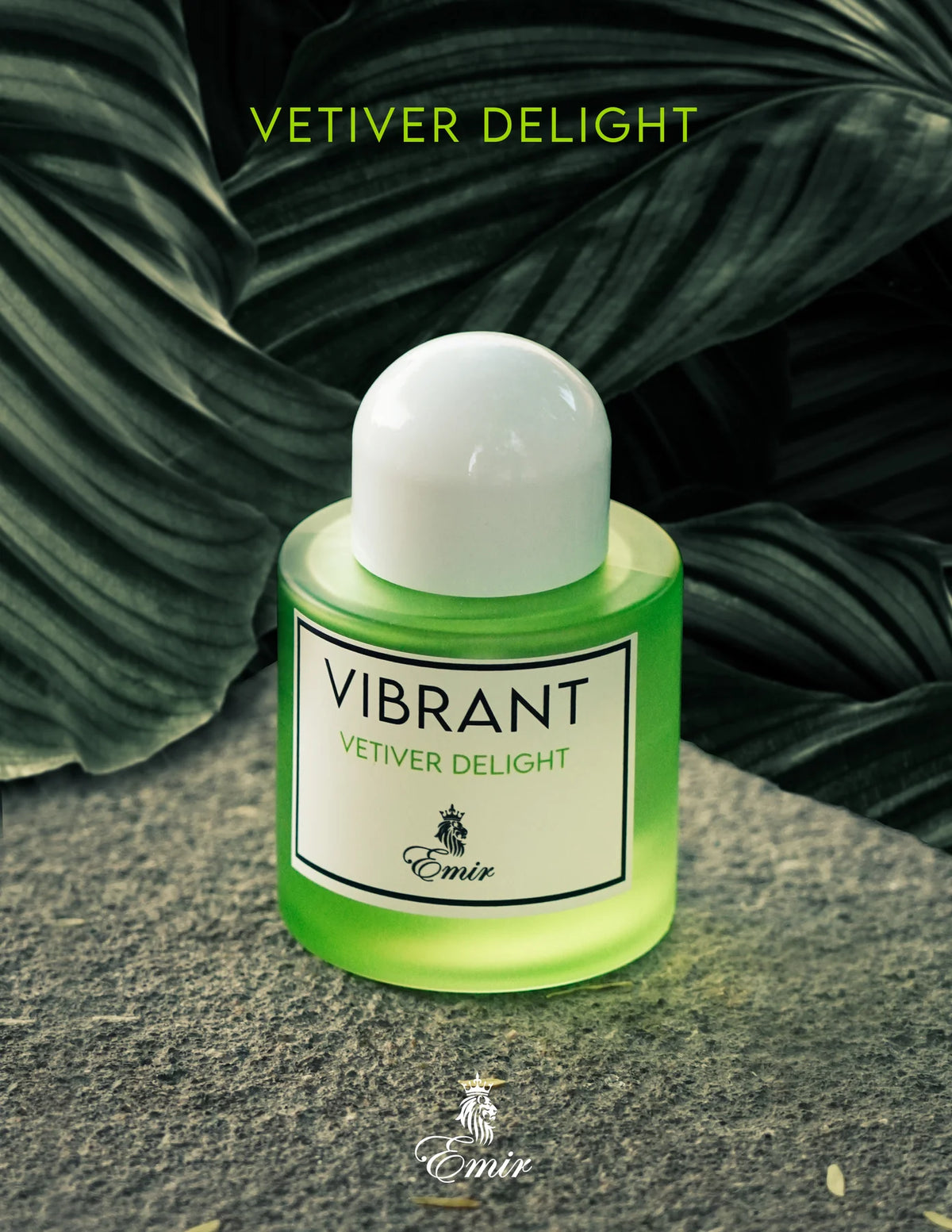 Vibrant Vetiver Delight Emir: Amber Woody Unisex Fragrance