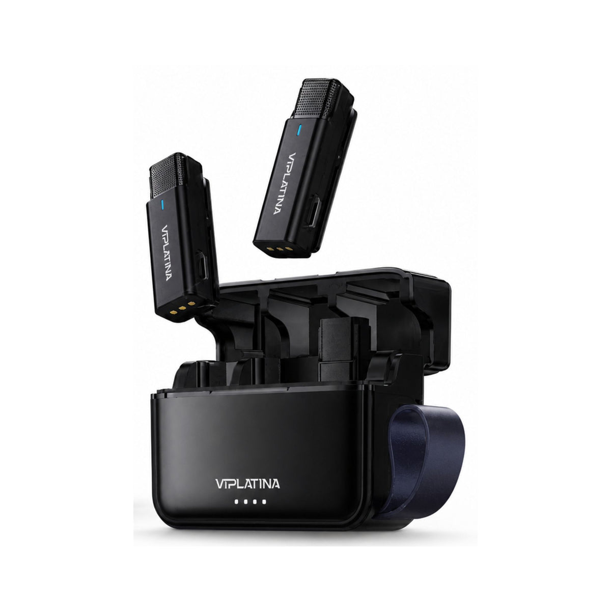 VIPLATINA VR12 Dual Lavalier Wireless Microphone USB-C AI DSP Noise Cancellation Mic