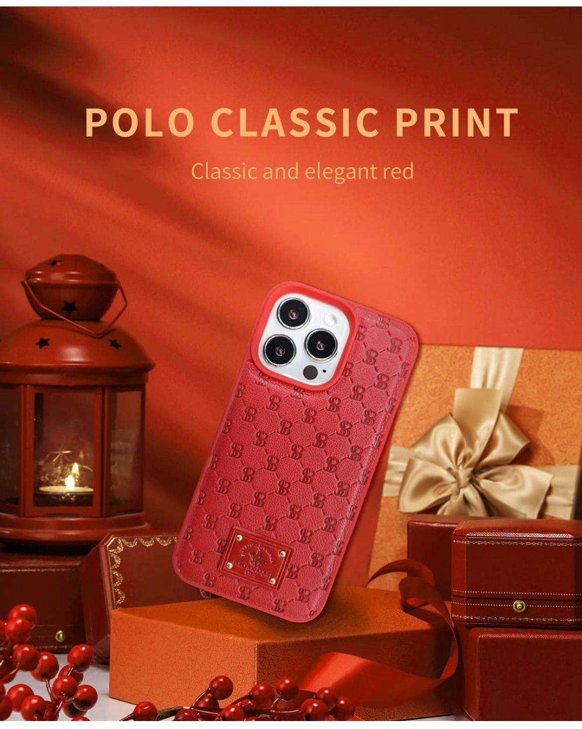 iPhone 13 Pro Merte Series Genuine Santa Barbara Leather Case