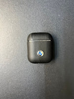 Bmw Motorsports PC Leather AirPods Case with Metal Logo