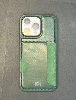 HDCI Leather Wallet Case with Credit Card Slot Holder Ultra Slim Protector for Apple iPhone 15 Pro and 15 Pro Max Case in Blue, Black, Green, Purple and Orange colors