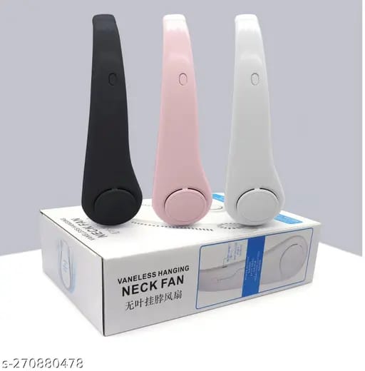 Vaneless Hanging Neck Fan Rechargeable