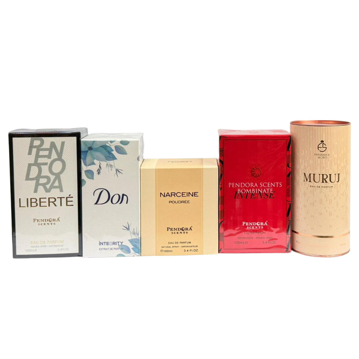 Ultimate Women's Perfume Collection – 5 Luxury Fragrances Bundle (100ml Each)