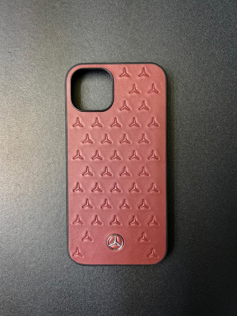 Mercedes-Benz iPhone 13 Pro Max Leather With Stars Pattern