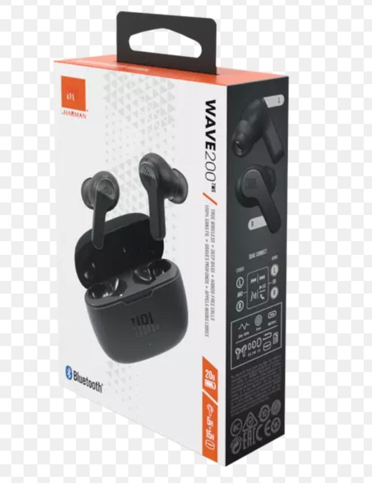 JBL Wave 200 True Wireless Earbud Headphones, Deep Powerful Bass