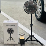 Portable Outdoor Camping Fan HX871 Rechargeable Tripod Fan | Remote Control | Type-C Charging | 3 Speed Modes