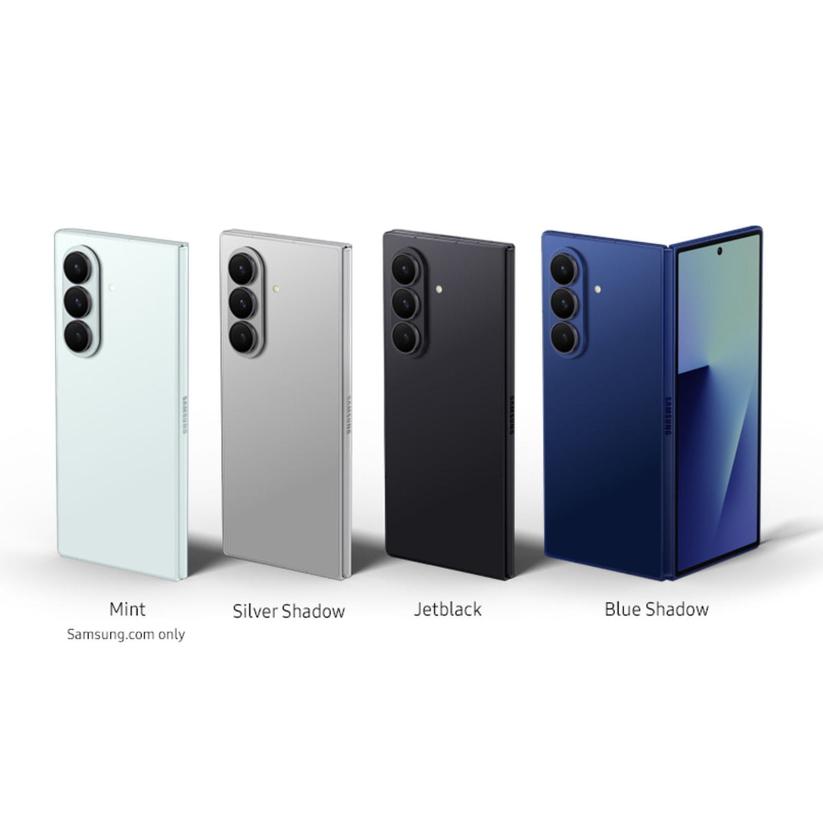 Samsung Galaxy Z Fold7 5G 12GB/256GB TDRA Approved – Blue Shadow, Mint, Silver Shadow & Jet Black
