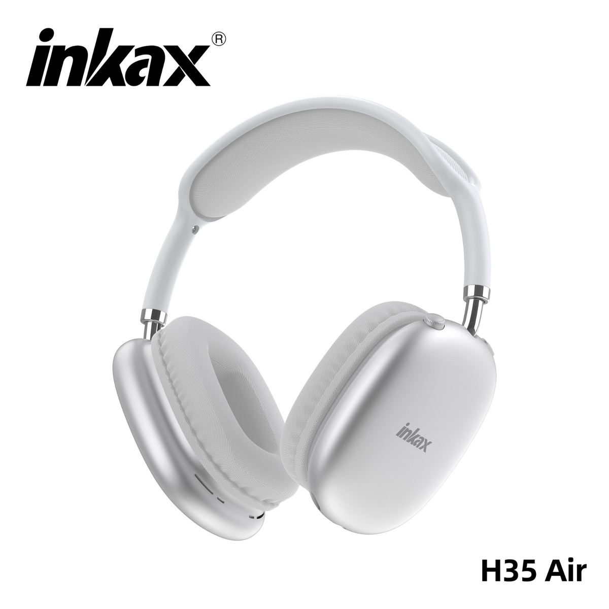 Inkax H35 Air Wireless Bluetooth Headphones – 45 Hours Playtime | Pure Bass | Over-Ear Headset