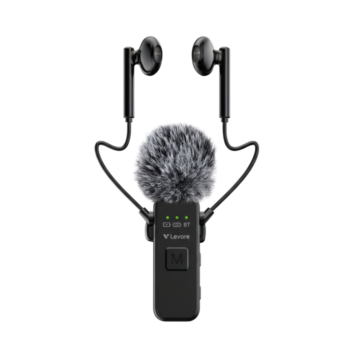 Levore LWSM22 Wireless Live Streaming Lavalier Microphone with Voice Changer Type-C & Lightning