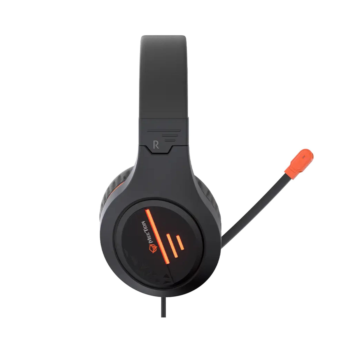 MEETION MT-HP021 Stereo Wired Gaming Headset with Noise Cancelling Mic – 50MM RGB Backlit Professional Gamer Headphones