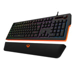 MEETION MT-K9520 RGB Wired Gaming Keyboard with Magnetic Wrist Rest – Full Size Anti Ghosting Professional Gamer Keyboard