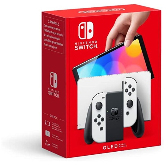 Nintendo Switch OLED Model with White Joy-Con