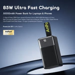 ORAIMO PowerJet 501 50000mAh 85W Super Fast Charging Power Bank – Laptop & Mobile PD Portable Power Station with Smart Digital Display