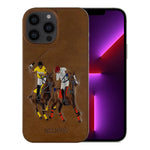 iPhone 13 Pro Jockey Series Genuine Santa Barbara Leather Case