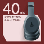 boAt Rockerz 412 Wireless Headphones Active Black Bluetooth v5.4 80 Hours Playback ENx Technology