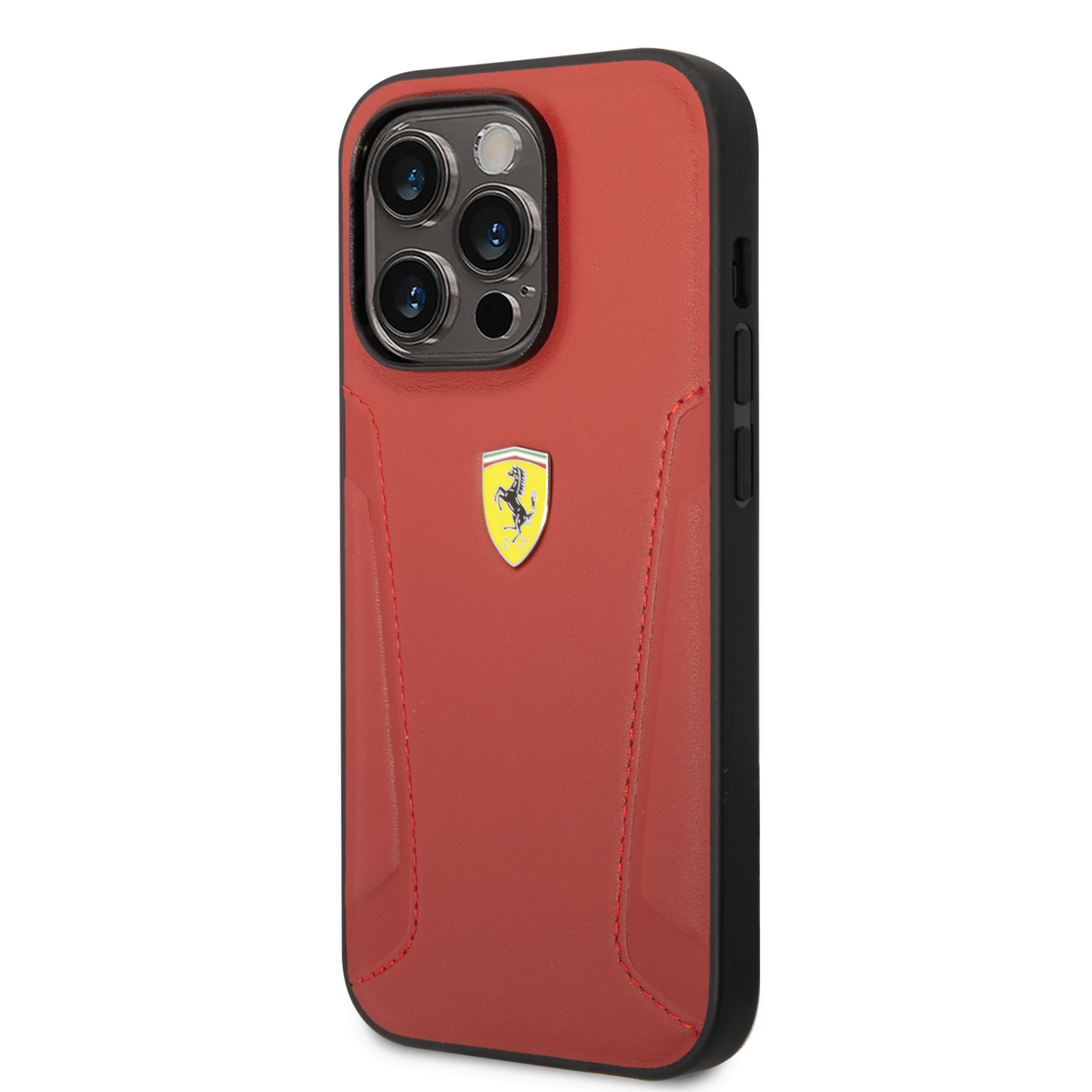 Original Ferrari Leather Case with iPhone 14, 14 Plus, 14 Pro, 14 Pro Max