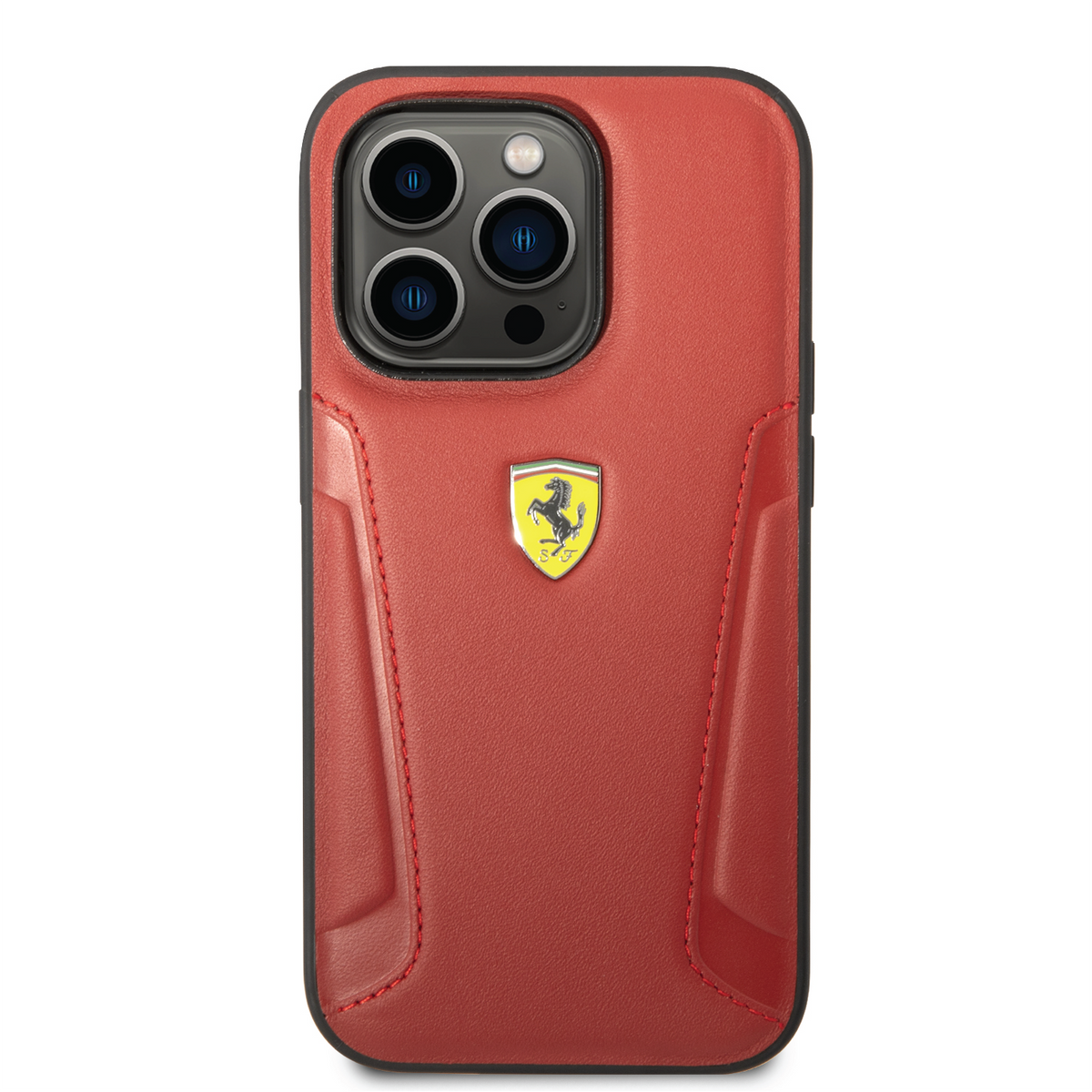 Original Ferrari Leather Case with iPhone 14, 14 Plus, 14 Pro, 14 Pro Max