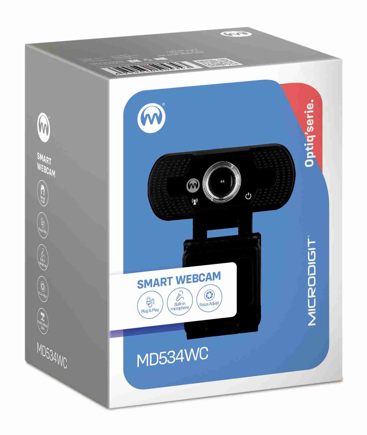Webcam Microdigit Full HD 1080p Video