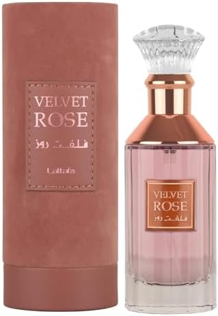 Velvet Rose for Women Eau de Parfum Spray 100 ml by Lattafa Perfumes
