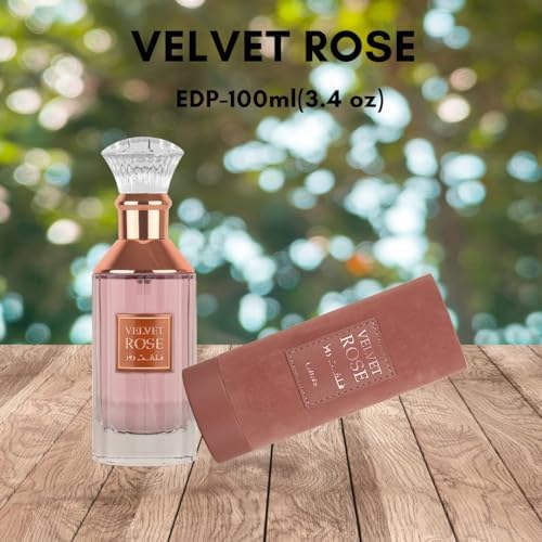 Velvet Rose for Women Eau de Parfum Spray 100 ml by Lattafa Perfumes