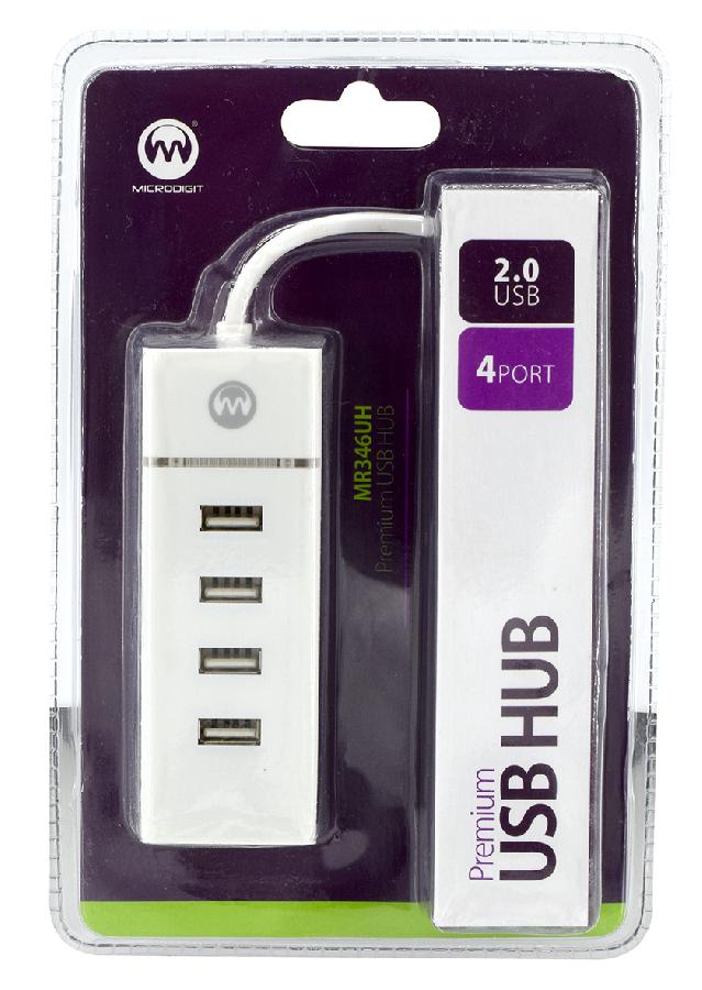 Microdigit 4 Ports USB Hub (USBto 4 USB)..MR357UH