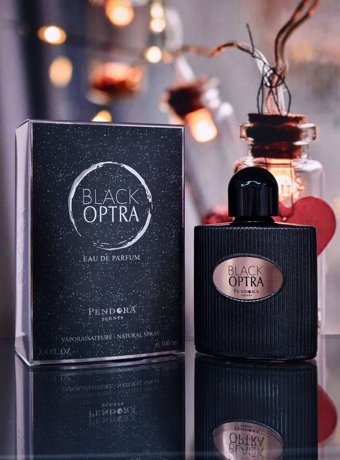 Black Optra Pendora Scents Eau De Parfum For Women 100ml By Paris Corner