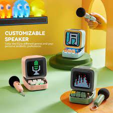 Mic Retro Pixel Art Game Bluetooth Speaker