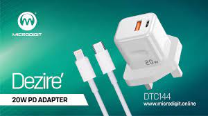 MICRODIGIT DEZIRE 20W USB- C ADAPTER DTC144