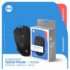 Optical mouse microdigit hi speed wired optical mouse md212m spec